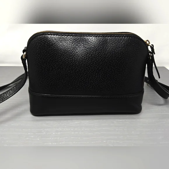 Kate Spade Bay Street Hanna Black Leather Crossbody Purse - Picture 5 of 14